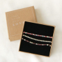 Sparkly armbandjes en oorbellen met strass chain!