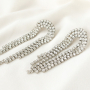 Sparkly armbandjes en oorbellen met strass chain!