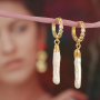 Maak de mooiste trendy oorbellen met Brass bedels!