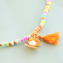 Deze sieraden maakten wij met de zomerse DQ metaal collectie: