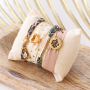 Inspiratie voor het maken van armbandjes met elastisch lint Ibiza: