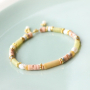 Maak een mooie zomerse sieraden set met deze natuursteen discs kralen: