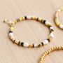 Maak een mooie zomerse sieraden set met deze natuursteen discs kralen: