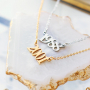Deze sieraden kun je maken met de nieuwe stainless steel jaartal tussenstukken: