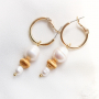 Inspiratie voor het maken van haaraccessoires en oorbellen met zoetwaterparels: 