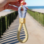 Inspiratie voor het maken van trendy sleutelhangers met maritiem koord