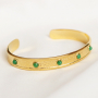 Prachtige ringen en armbanden van stainless steel met natuursteen!