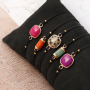 Deze sieraden kun je maken met natuursteen tussenstukken: 