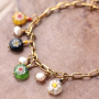 Kleurvolle sieraden maak je zo met de mooie Millefiori kralen: 