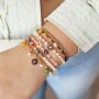 Kleurvolle sieraden maak je zo met de mooie Millefiori kralen: 