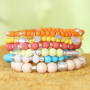 Kleurrijke armbanden maak je met acryl kralen! 