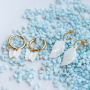 Ontwerp sieraden met een zomerse look met nieuwe schelp bedels 