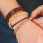 Cre&euml;er stoere heren armbanden voor Vaderdag met diverse kralen 