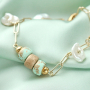 Trendy sieraden ontwerpen met DQ Grieks keramiek gold spot kralen