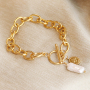 Maak prachtige sieraden met grote zoetwaterparels, stijlvolle stainless steel materialen en robuuste sluitingen.