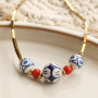 Inspiratie voor het maken van unieke sieraden met handbeschilderde keramiek kralen