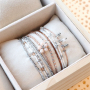 Elegante armbanden collectie met hematite kralen