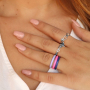 Combineer diverse ringen voor een elegante look