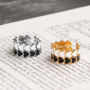 Zo draag je deze rvs ringen in vrolijke kleuren