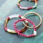 Ontwerp diverse sieraden met acryl kralen
