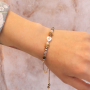 Armbanden inspiratie met glaskralen rondellen