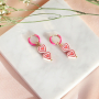 Valentijns sieraden met kleurrijke polymeer kralen