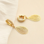 Elegante oorbellen maken met brass TQ metaal oorbellen