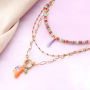Sieraden inspiratie met kleurrijke Resin Mano fico hangers