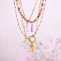 Sieraden inspiratie met kleurrijke Resin Mano fico hangers