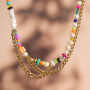 Kleurrijke sieraden inspiratie met polymeer kralen