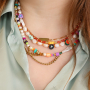 Kleurrijke sieraden inspiratie met polymeer kralen