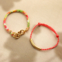 Get creative met Stitched elastisch lint Ibiza en stainless steel tube kralen