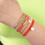 Get creative met Stitched elastisch lint Ibiza en stainless steel tube kralen