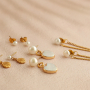 Mix and match met roestvrij stalen zoetwaterparel oorstekers
