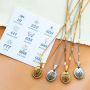 Ontwerp unieke sieraden met rvs bedels met angel numbers