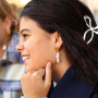 Ontwerp nieuwe sieraden met imitatie zoetwaterparels 