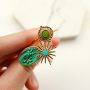 Inspiratie tijd met roestvrij stalen ringen met enamel