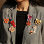 Inspiratie tijd met dieren broches