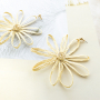 Inspiratie tijd met raffia en denim oorbellen