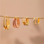 Mix&match met onze rvs oorbellen collectie