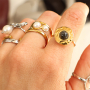Maak jouw unieke ringencollectie met rvs ringen met stenen