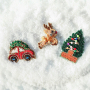 Mix & match: kerst broches in feestelijke vormen
