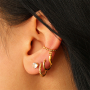 Statement collectie met BY31&reg;earcuffs met oogje(s) en spiraal oorbellen