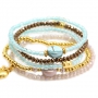 Sieraden met DQ metalen onderdelen & Grieks keramiek