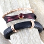 Super leuke armbanden gemaakt met Dreamz gestikt imitatie leer 10 mm