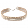 Mooie sieraden met imi su&egrave;de met strass en studs