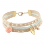 Mooie sieraden met imi su&egrave;de met strass en studs