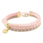 Mooie sieraden met imi su&egrave;de met strass en studs
