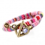 Trendy armbanden met DQ metalen slot