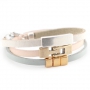 Prachtige armbanden gemaakt met plat 5 mm DQ leer & Basic leer